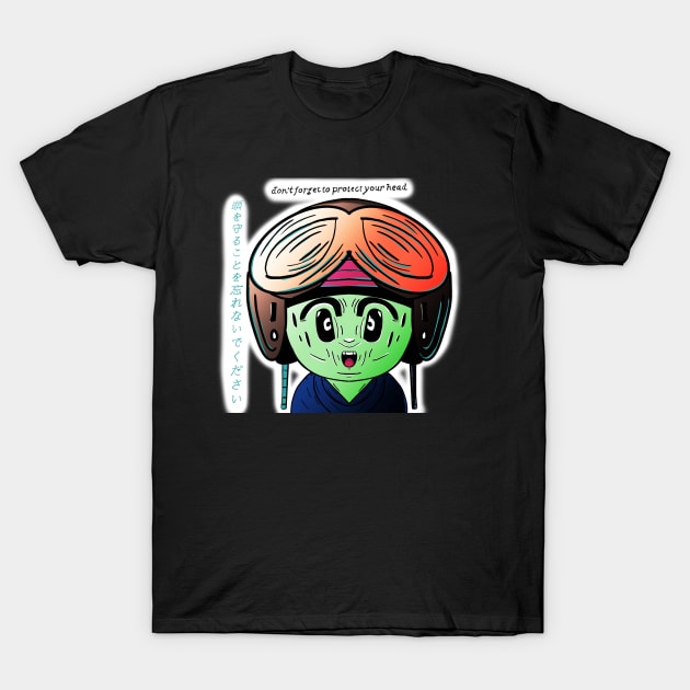 Don't forget to protect your head T-Shirt by Sahaga-haga